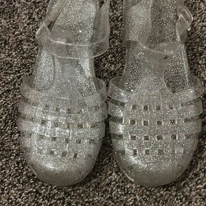 Glitter Jelly Sandals